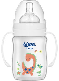 Classic Wide Mouth PP Feeding Bottle with Handle 150 ml - pzsku/Z560AD238E9F22261A1F5Z/45/_/1731046552/7fdb9db8-b294-4644-a93a-2d3c72733b3a