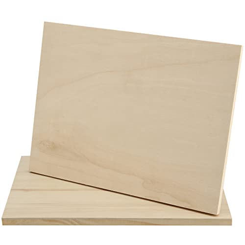 MANCHAP 12 Pack 9 x 12 Inch Wood Canvas Panels, Unfinished Cradled Painting Panel Boards, Artist Canvas for Painting, Encaustic Art, Wood Burning, Pouring, Crafts - Image 5