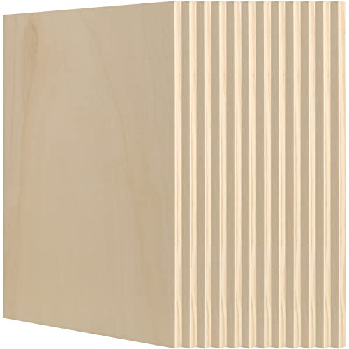 MANCHAP 12 Pack 9 x 12 Inch Wood Canvas Panels, Unfinished Cradled Painting Panel Boards, Artist Canvas for Painting, Encaustic Art, Wood Burning, Pouring, Crafts - Image 1