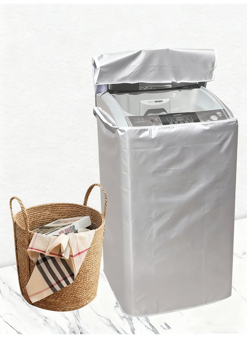 Arabest Washer and Dryer Covers, Top Load Washing Machine Cover Laundry Dryer Protect Cover, Dustproof Waterproof Design for Easy Use Fit for Most Front-loading Machine - Image 1