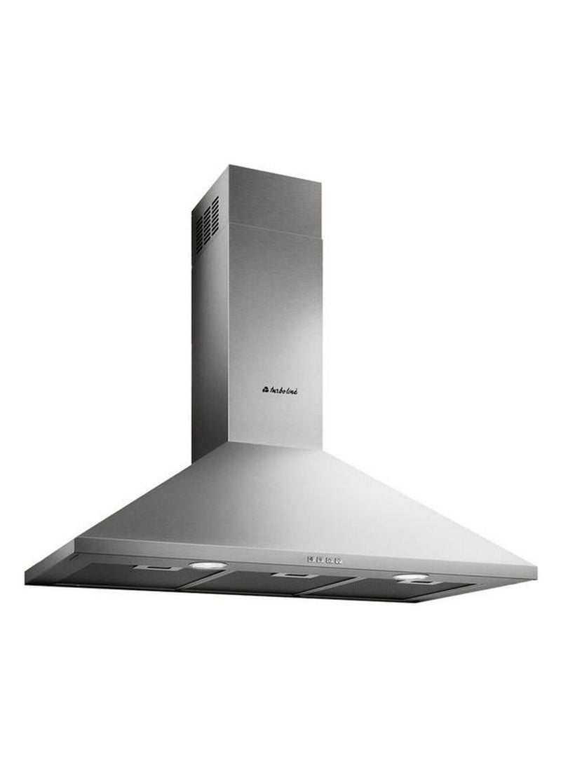 Turboline Turboline Pyramid Hood 90 cm Silver - Air line plus90 Italian 