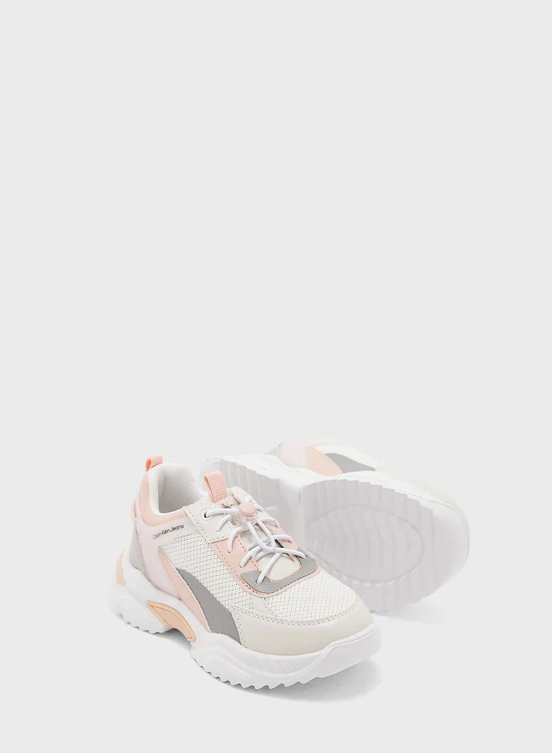 Calvin Klein Jeans Kids Lace Up Sneakers