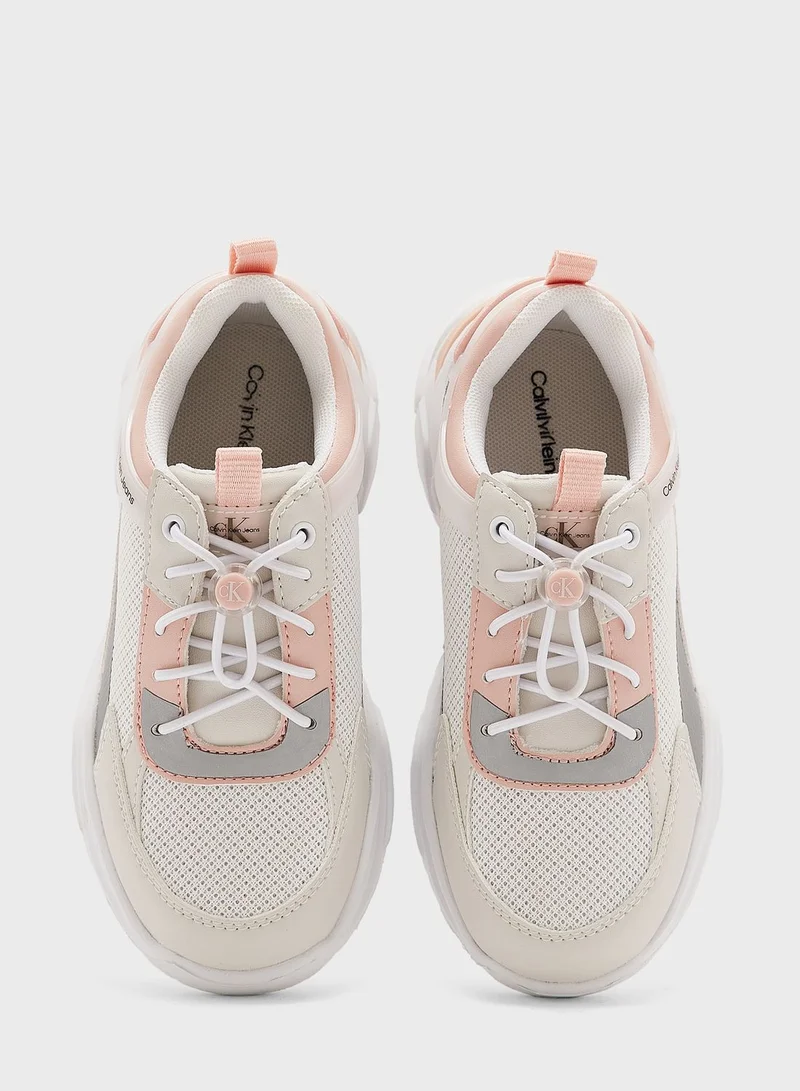 Calvin Klein Jeans Kids Lace Up Sneakers