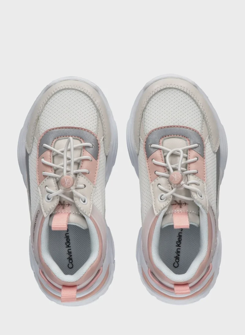 Calvin Klein Jeans Kids Lace Up Sneakers
