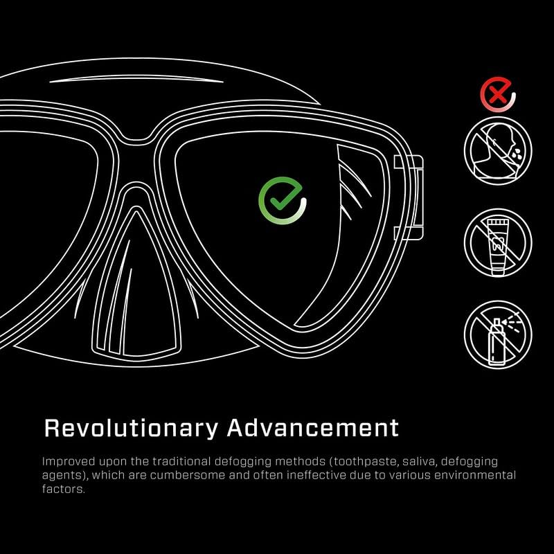 #270Pro - Pure Anti-Fog Film for CRESSI Diving Masks | for Scuba Diving, Snorkeling, Freediving - Image 5