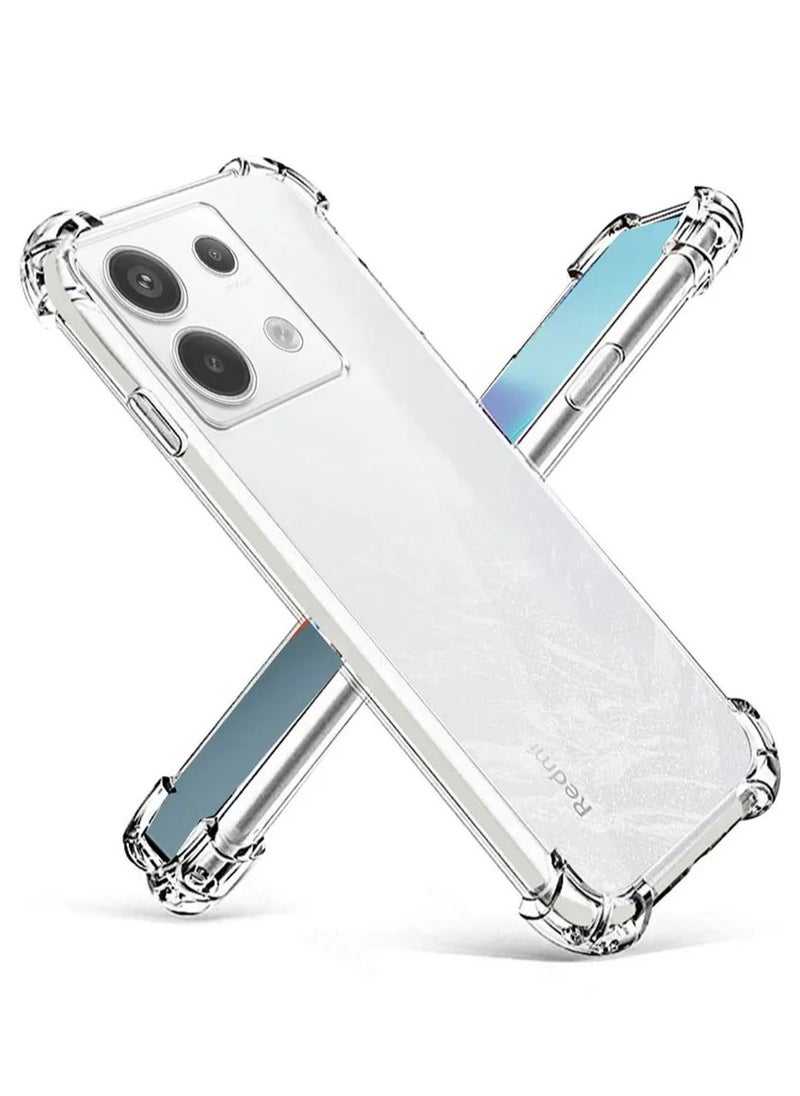 Generic Xiaomi Redmi Note 13 5G Clear Case Cover Soft TPU Case Lightweight Shock Protective Cover with Camera Protection Designed for Xiaomi Redmi Note 13 5G  - Image 1