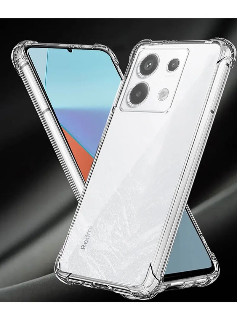 Generic Xiaomi Redmi Note 13 5G Clear Case Cover Soft TPU Case Lightweight Shock Protective Cover with Camera Protection Designed for Xiaomi Redmi Note 13 5G  - Image 5