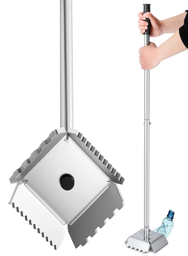 NEWTRY Manual Trash Compactor Metal, 120L-240L Metal Garbage Trash Can Compactor Waste Recycling Hand Tool for Kitchen, Garden, Restaurant, Office(31.5’’ Height - 7’’ Diameter) - Image 1