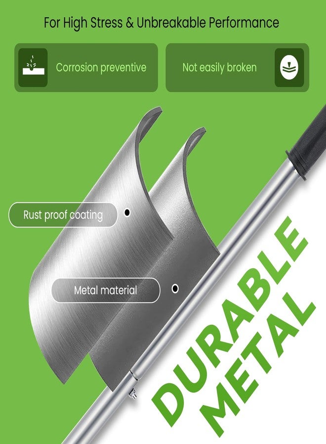 NEWTRY Manual Trash Compactor Metal, 120L-240L Metal Garbage Trash Can Compactor Waste Recycling Hand Tool for Kitchen, Garden, Restaurant, Office(31.5’’ Height - 7’’ Diameter) - Image 4