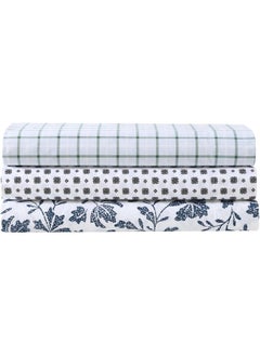 Eddie Bauer Eddie Bauer - King Sheet Set, Premium Cotton Percale Bedding Set, Plaid Home Decor, Oeko-Tex Certified (Classic Tattersall Plaid Green, King)  - Image 3