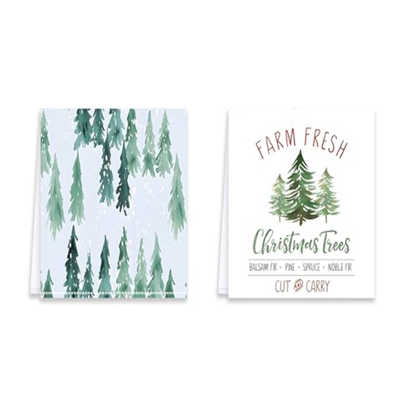 Generic Christmas Kitchen Towels Microfiber Cleaning Cloths XWJ263-264 (two-piece)