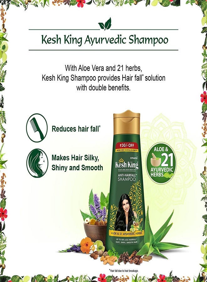 Shampoo Hair  Anti Hairfall 200ml Plus Sesa Hair Oil with Ayurvedic Herbal Extracts 100ml - Image 3