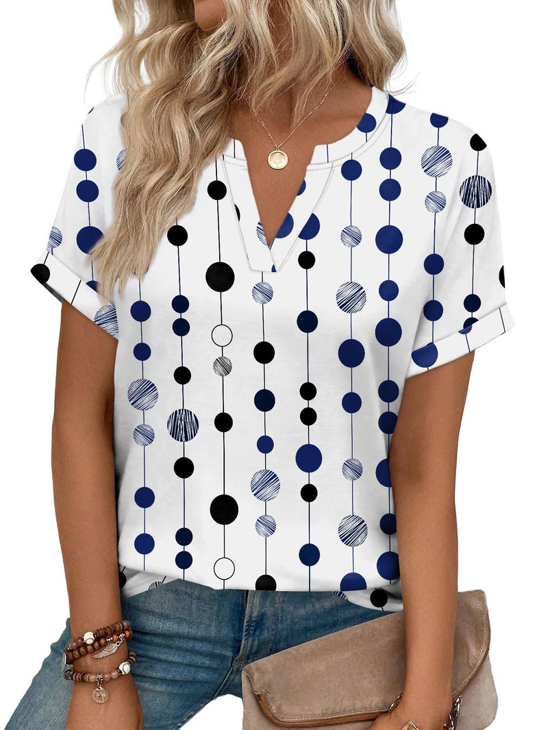 WIHOLL Plus Size Spring Clothes for Women Blouses Dressy Casual Summer Tops Airport Travel Outfits Fashion Clothing 2XL - Image 2