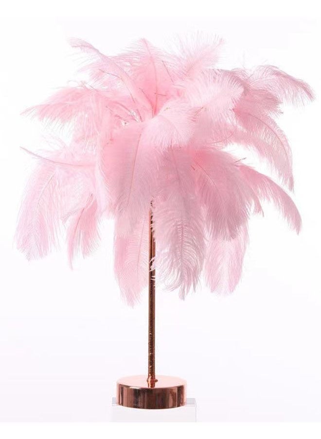 Arabest - Feather Table Lamp Home Book Lights Minimalist Solid Feather Table Lamp Bedside Desk - Image 1