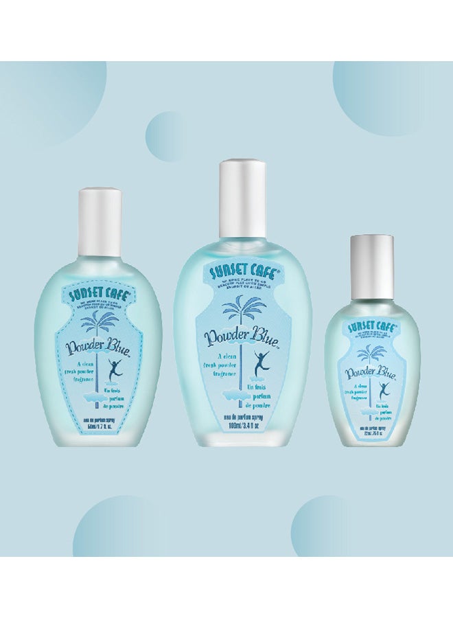 صن سيت كافيه عطر باودر بلو 100ملليلتر - Image 3