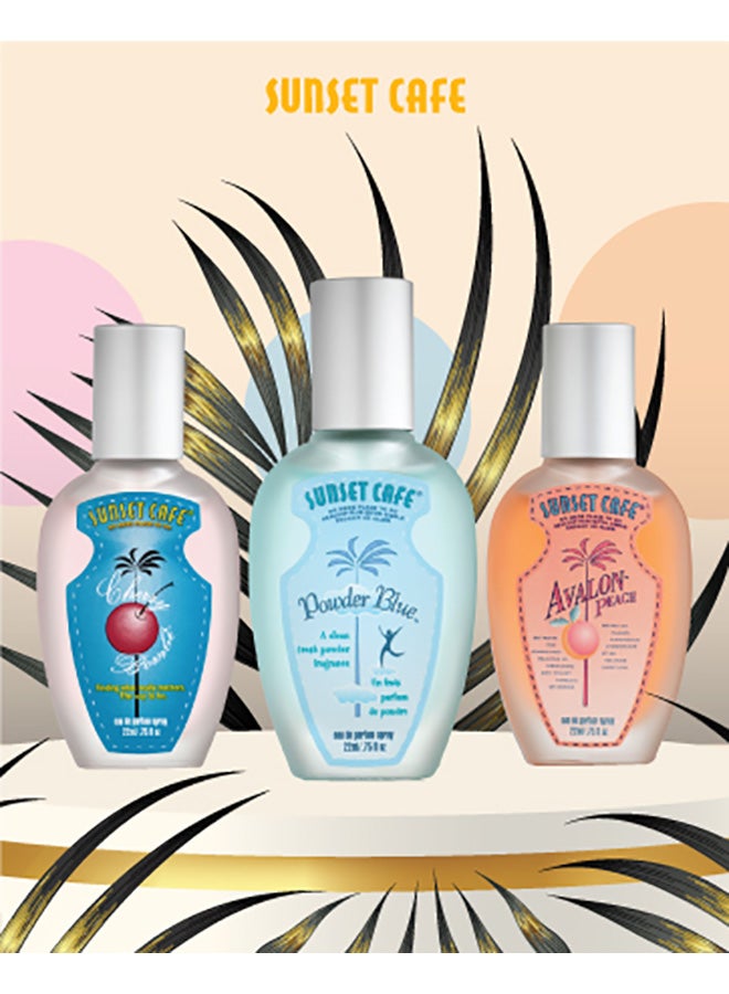 صن سيت كافيه عطر باودر بلو 100ملليلتر - Image 4