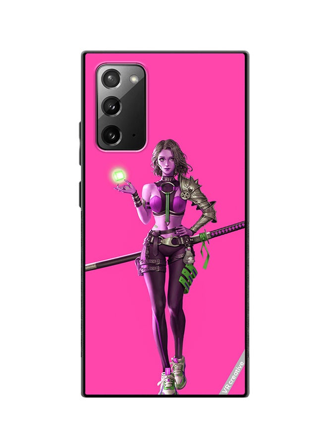 VR CREATIVE Protective Case Cover For Samsung Galaxy Note20 5G Fantasy Girl Design Multicolour - Image 1
