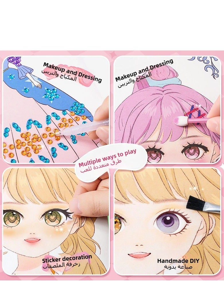 تشغيل المكالمة مجموعة مكياج للأطفال للبنات، العاب بنات مجموعة مستحضرات تجميل حقيقية قابلة للغسل على شكل أميرة، مجموعات مكياج للأطفال للبنات، هدايا عيد ميلاد العاب بنات عمر 3, 4, 5, 6, 7, 8, 9, 10, 11，12  سنوات - Image 5