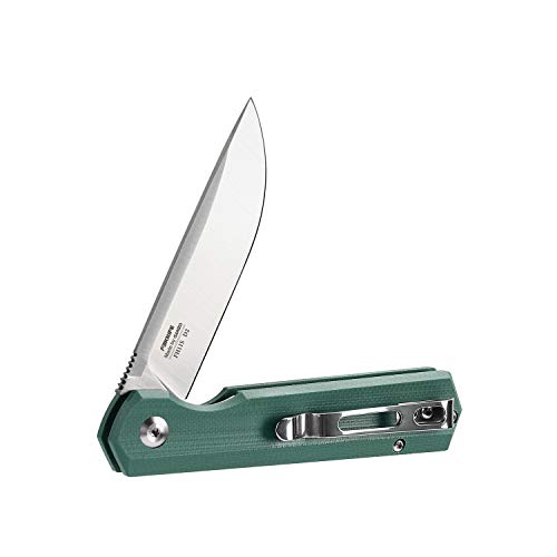 Firebird GANZO FH11S-GB Pocket Folding Knife D2 Steel Blade G10 Anti-Slip Handle with Clip Hunting Fishing Camping Gear Outdoor Folder EDC Pocket Knife (Green) - Image 3
