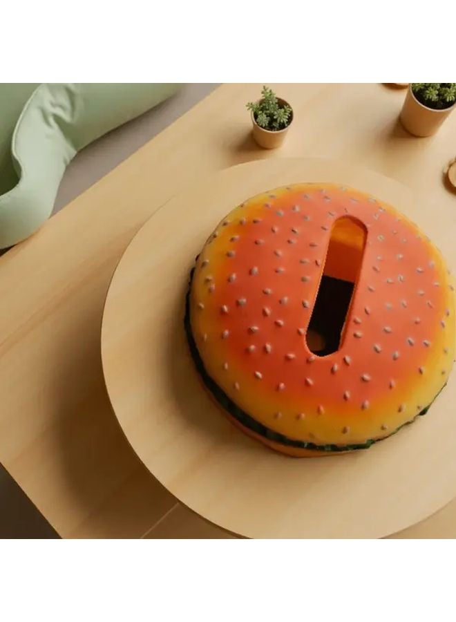 H Garden Hamburger Fruit Food Shapes Tissue Box Creative Home Decor - Image 1