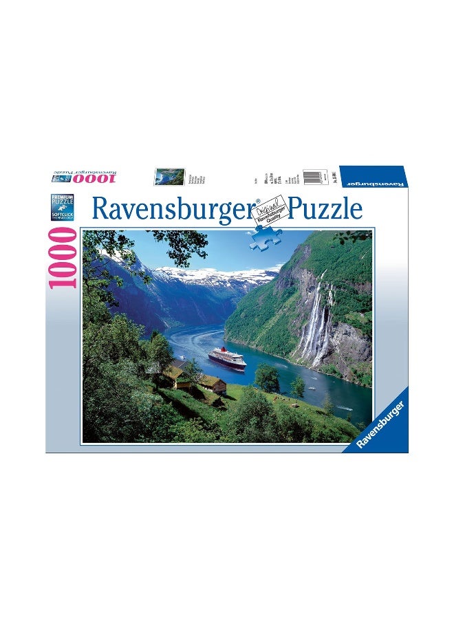 Ravensburger بازل رافنسبورجر فيورد النرويج 1000 قطعة - Image 1