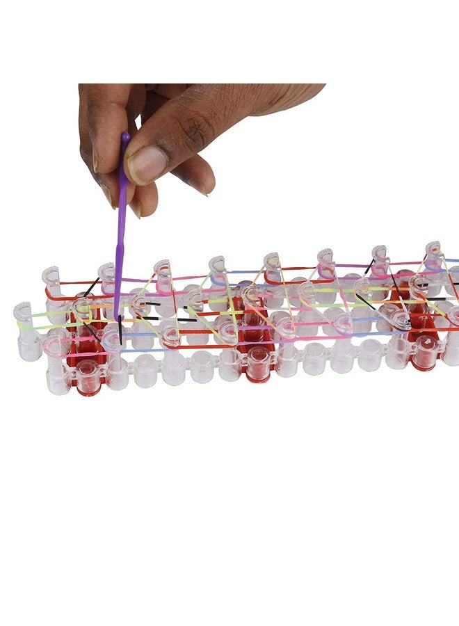 كبير آرت مجموعة أشرطة نول ملونة من KABEER ART تحتوي على 4200 شريط مطاطي ملون لصنع الأساور وسلاسل المفاتيح والقلائد وما إلى ذلك - Image 3