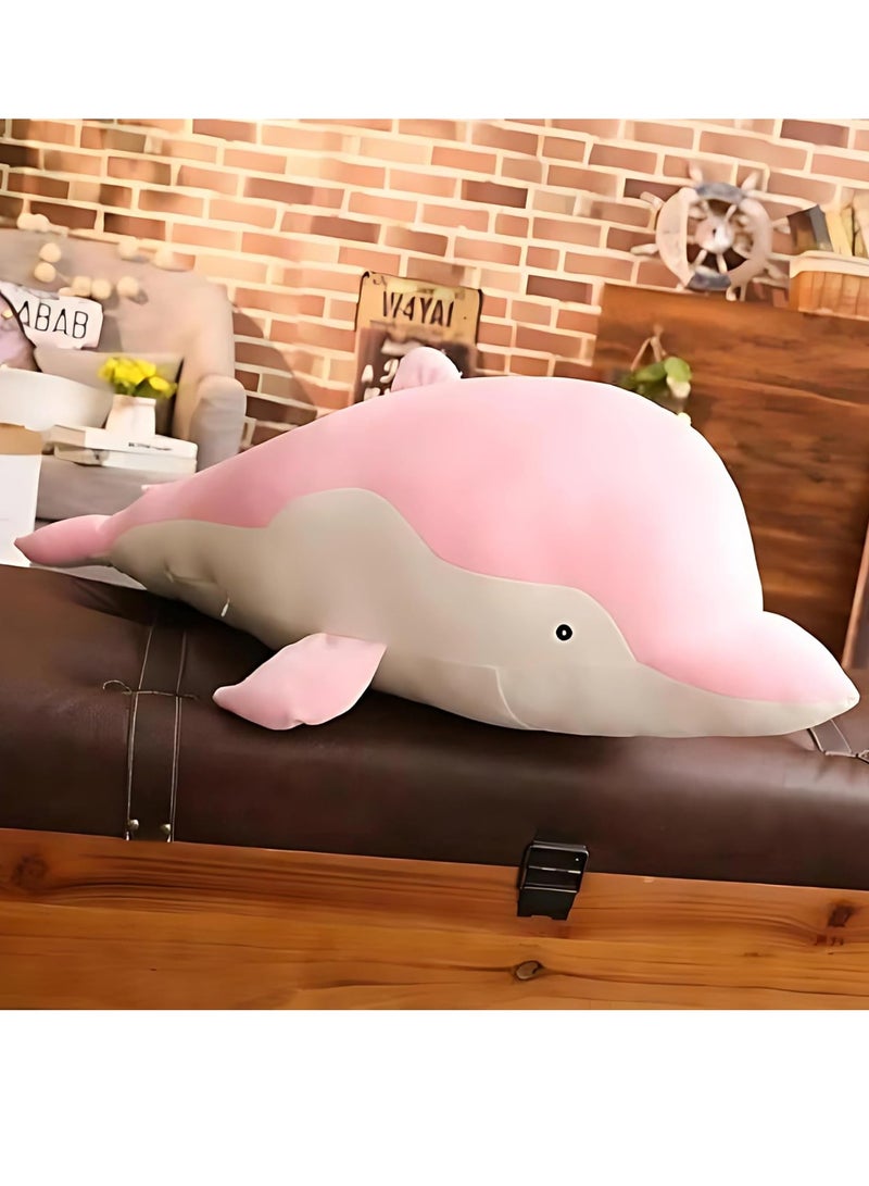 UNIVERSAL TOYS 40-Inch Giant Dolphin Plush Doll - Soft & Huggable Sea Animal Toy | Perfect for Kids & Ocean Lovers | Cozy Cuddle Companion & Decor| Great Gift |  - Image 2