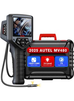 Autel Autel MaxiVideo MV480 Inspection Camera, 1080P HD Industrial Endoscope Video Scope, Videoscope with Audio Annotation, Dual Cameras, 360°Rotation, 7 X Zoom, Upgraded Ver. of MV460  - Image 1