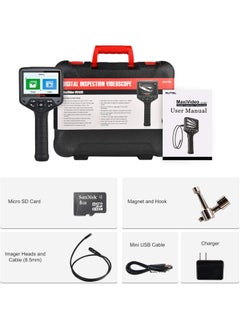 Autel Autel MaxiVideo MV480 Inspection Camera, 1080P HD Industrial Endoscope Video Scope, Videoscope with Audio Annotation, Dual Cameras, 360°Rotation, 7 X Zoom, Upgraded Ver. of MV460  - Image 4