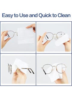 Opula Glasses cleaning wipes, glasses wipes 25pcs, extra thick, pre-moistened and quick-drying, individually wrapped, suitable for all types of glasses and electronic screens  - Image 3