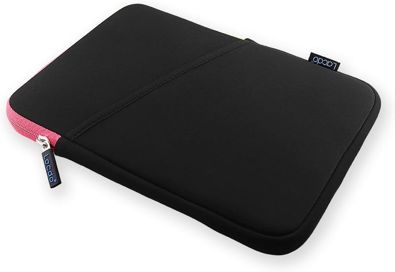 Lacdo iPad mini Sleeve, iPad mini 7 Case, Shockproof Tablet Sleeve Case Compatible with iPad mini 7 6 5 4 3 2 / Samsung Galaxy Tab A7 Lite 8.7" / Galaxy Tab A 8.0" Protective Tablet Bag, Red/Black - Image 3