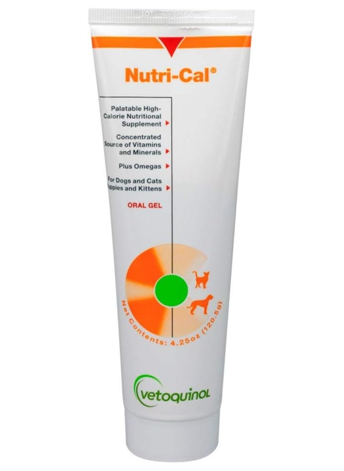 Vetoquinol Vetoquinol Nutri-Cal - High Calorie Supplement for Cats and Dogs 120g  - Image 1