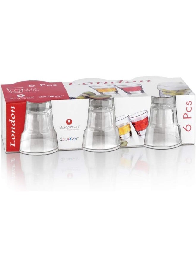 Borgonovo LONDON 42 SHOT GLASS 6PCS - Image 2