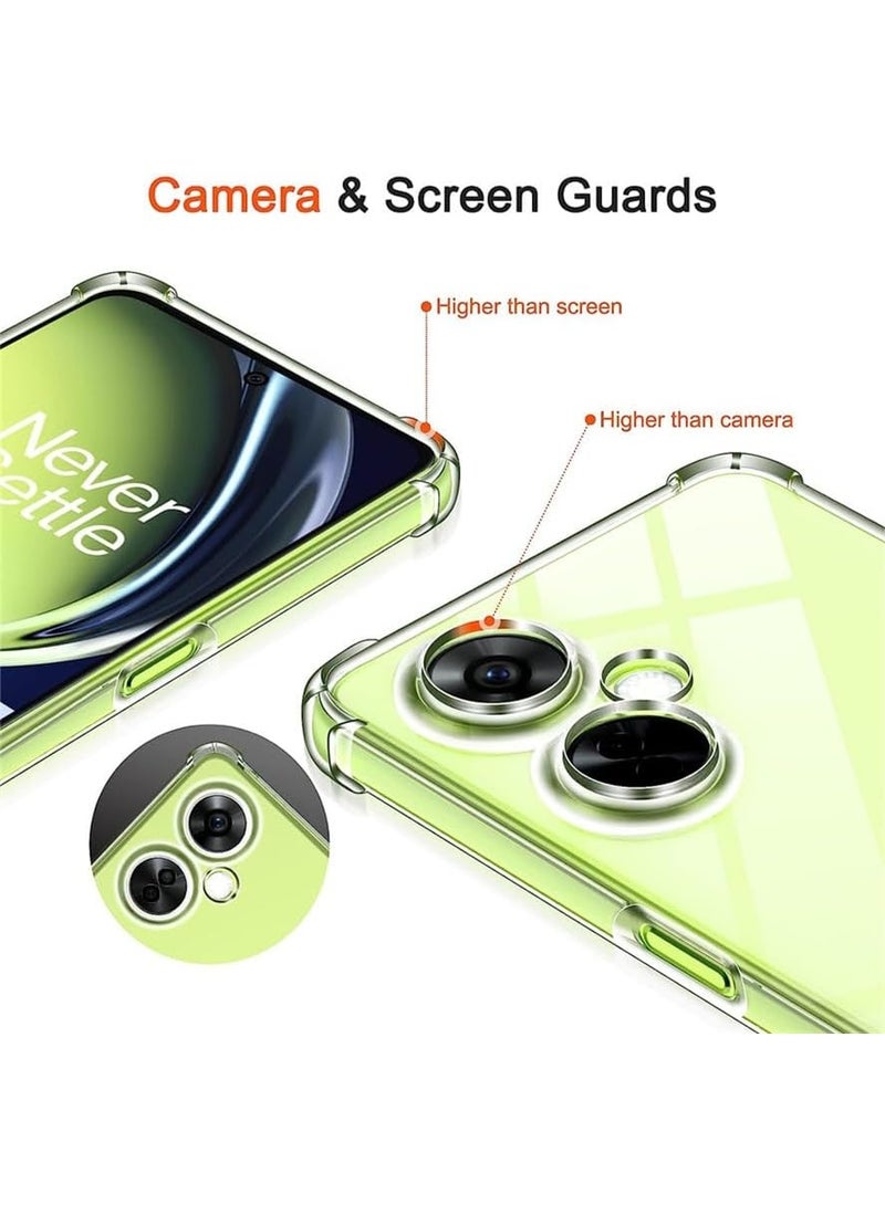 Case For Oppo K11 / OnePlus Nord CE3 Case Soft TPU Back Cover Shockproof Silicone Bumper Anti-Fingerprints Full-Body Protective Case Cover for OnePlus Nord CE 3 / Oppo K11 5G - Image 4