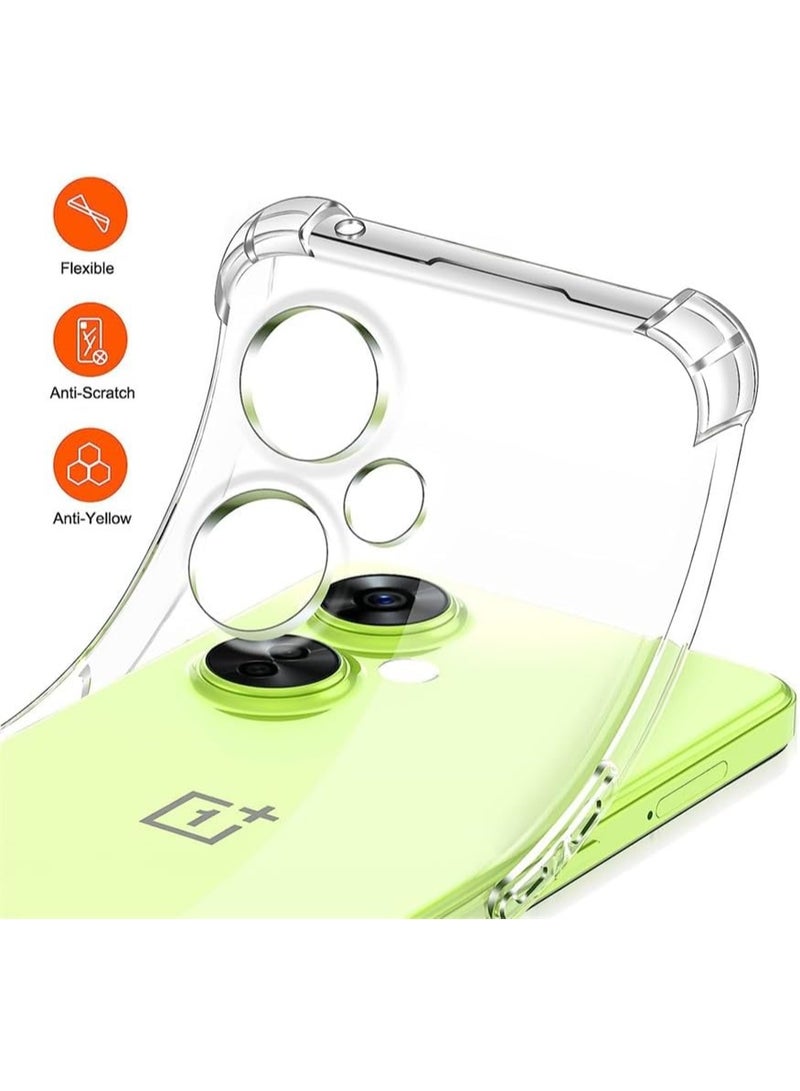 Case For Oppo K11 / OnePlus Nord CE3 Case Soft TPU Back Cover Shockproof Silicone Bumper Anti-Fingerprints Full-Body Protective Case Cover for OnePlus Nord CE 3 / Oppo K11 5G - Image 3