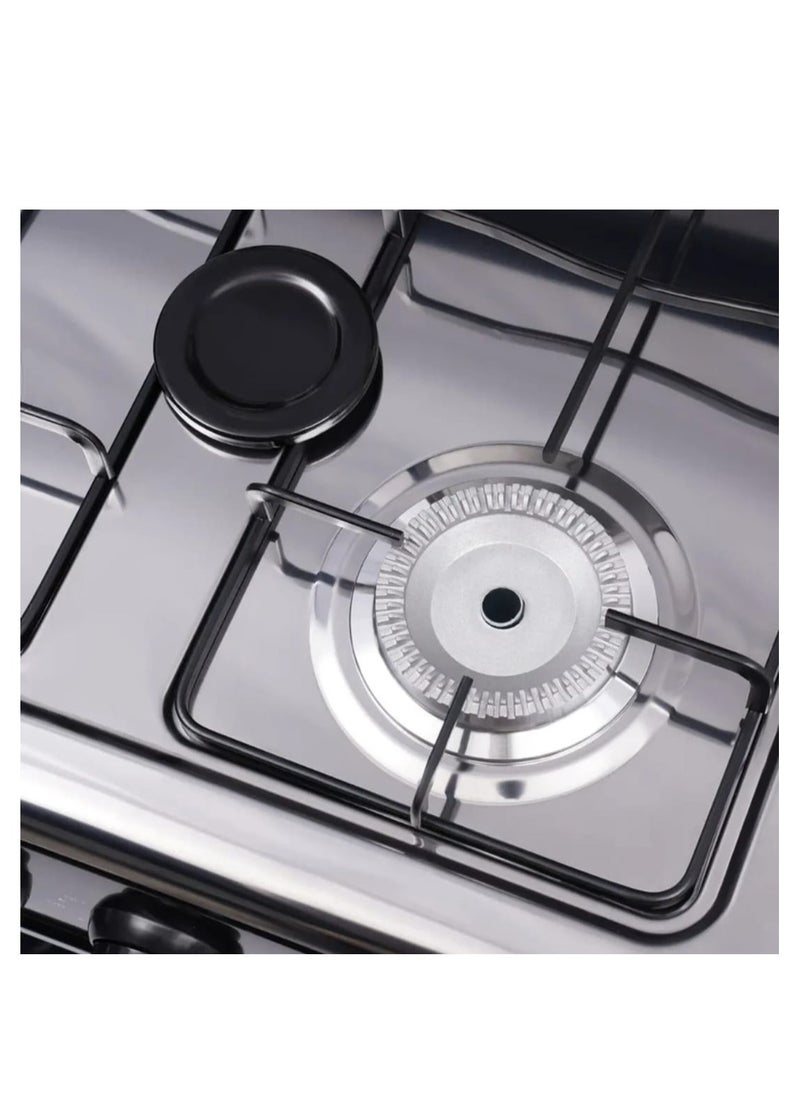 REFURA - 4 burner stainless steel gas stove ideal for home and camping use - Image 1