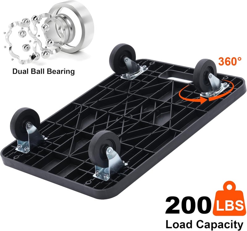 Maxworks ماكس ووركس 80854 دوللي لنقل الأثاث مع عجلات سعة 200 رطل - Image 3