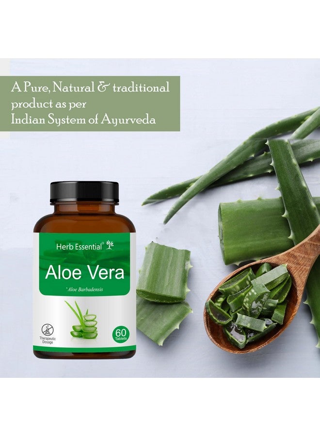 Herb Essential أقراص هيرب الأساسية من الألوفيرا 60 حبة (عبوة من 2) - Image 4