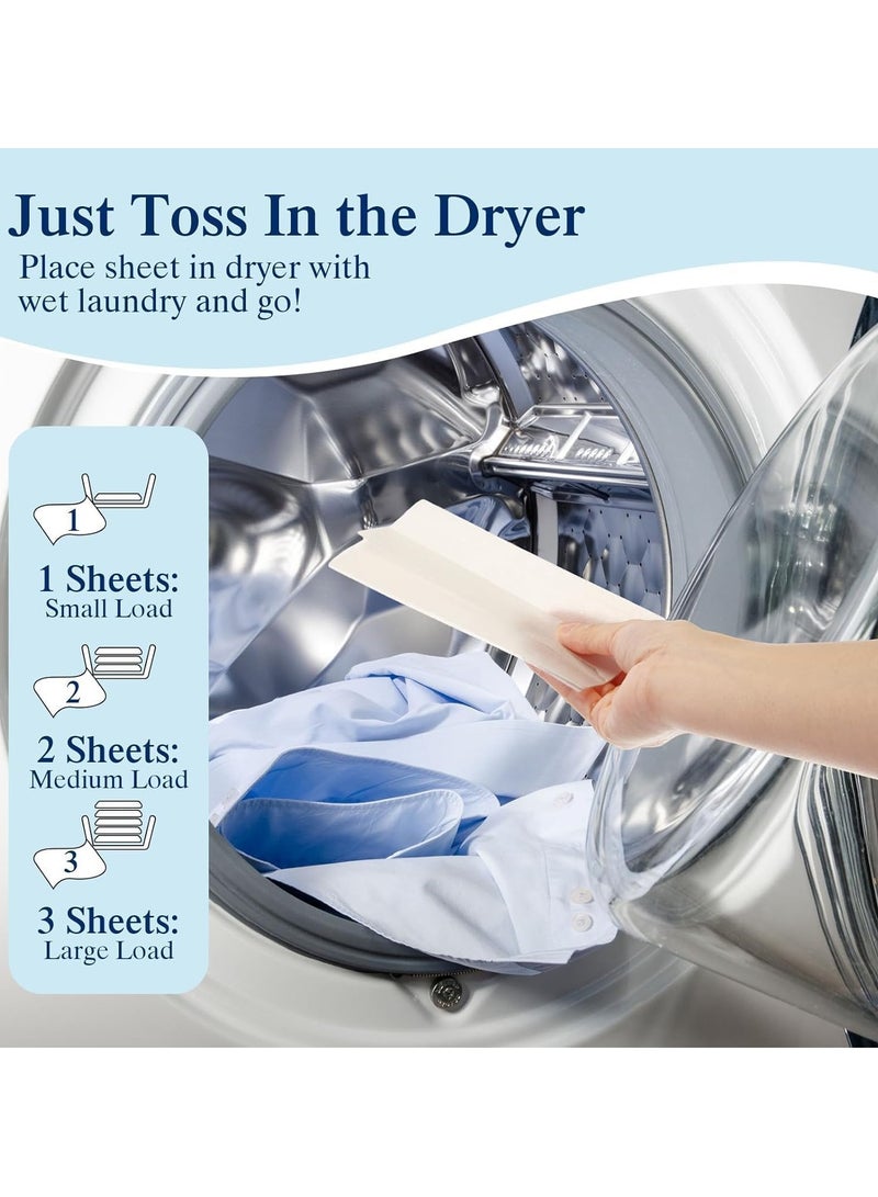 Dryer Sheets - Clothing Softness Sheet, 3 Box/120 Count Natural Fabric Softener with Plant-Based Formula, Removes Static Cling, Gentle on Clothes - for Soothing(Coconut Fragrance, lavender, scent of all flowers) - Image 2