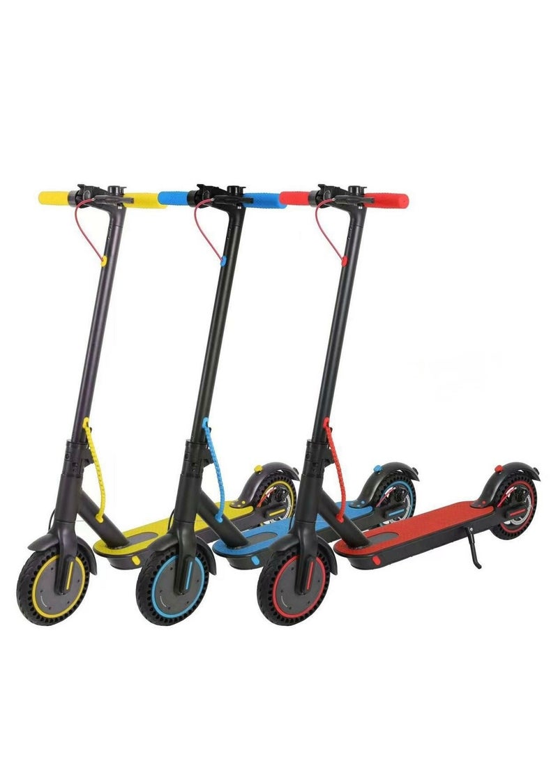 Scooter  Electric Scooter Adults Foldable Sports Scooter Electric Bike for Adults, 8.5" Solid Tires, Up to 20 Miles Range & 15.5Mph, 350W,Bright Headlight, Double Brake  - Image 1