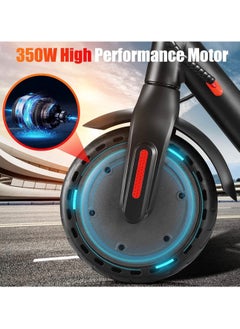 Scooter  Electric Scooter Adults Foldable Sports Scooter Electric Bike for Adults, 8.5" Solid Tires, Up to 20 Miles Range & 15.5Mph, 350W,Bright Headlight, Double Brake  - Image 3