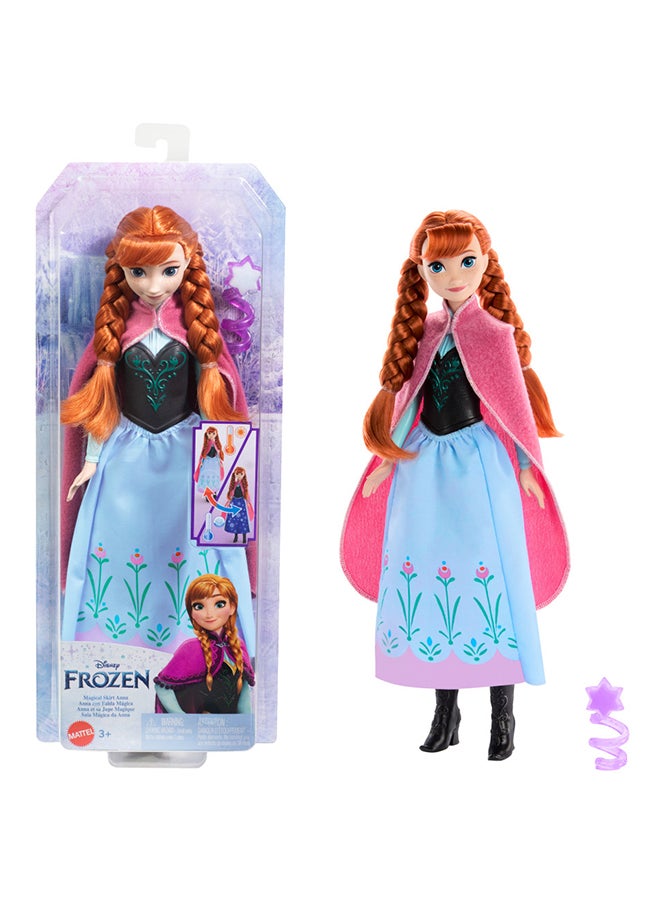 Disney FROZEN - Frozen Anna Magical Color-Change Skirt Fashion Doll, Inspired By  Movie, Posable - Image 1