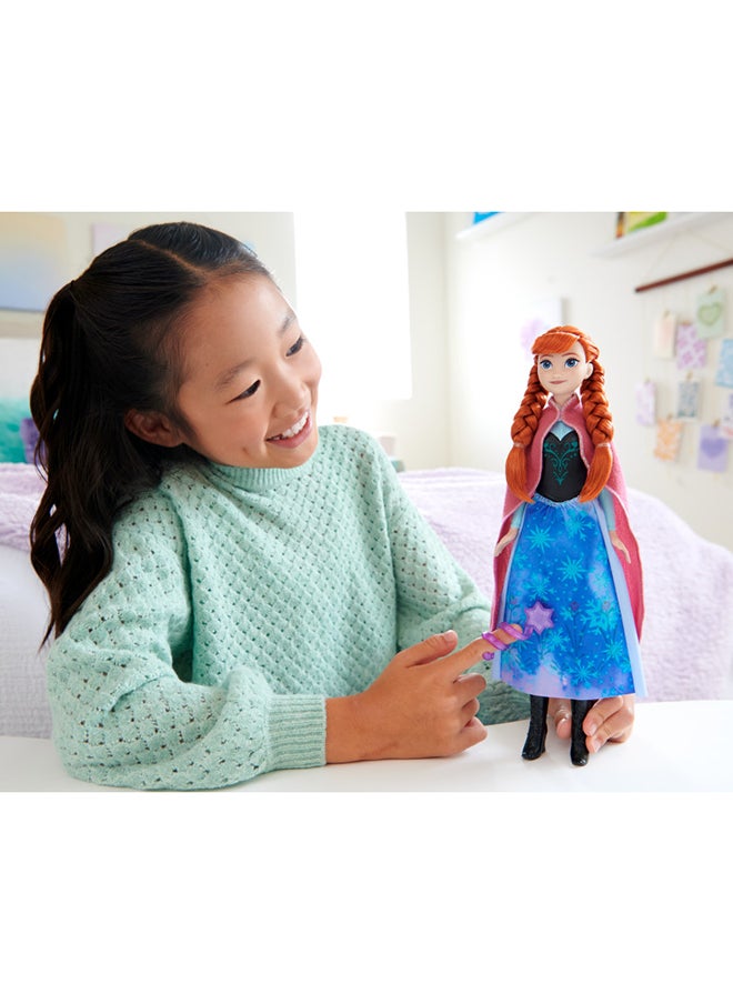 Disney FROZEN - Frozen Anna Magical Color-Change Skirt Fashion Doll, Inspired By  Movie, Posable - Image 1