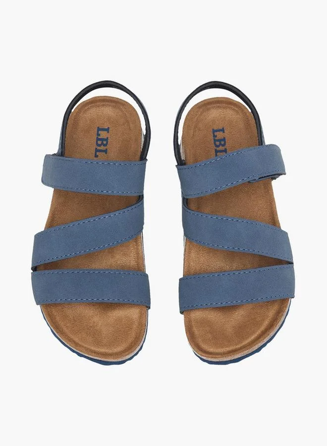 ال بي ال من شو اكسبرس صنادل أولاد بتفاصيل ستيتش وإغلاق بشريط لاصق