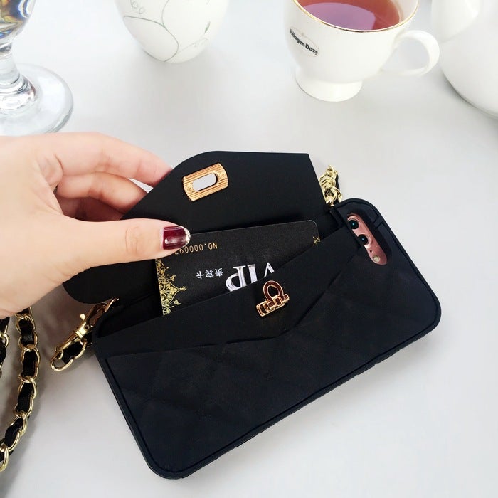 IPhone 7 plus Phone Case for Apple 14 Crossover Chain Lanyard Bag X for Women Korean 13 Fragrance - Image 5