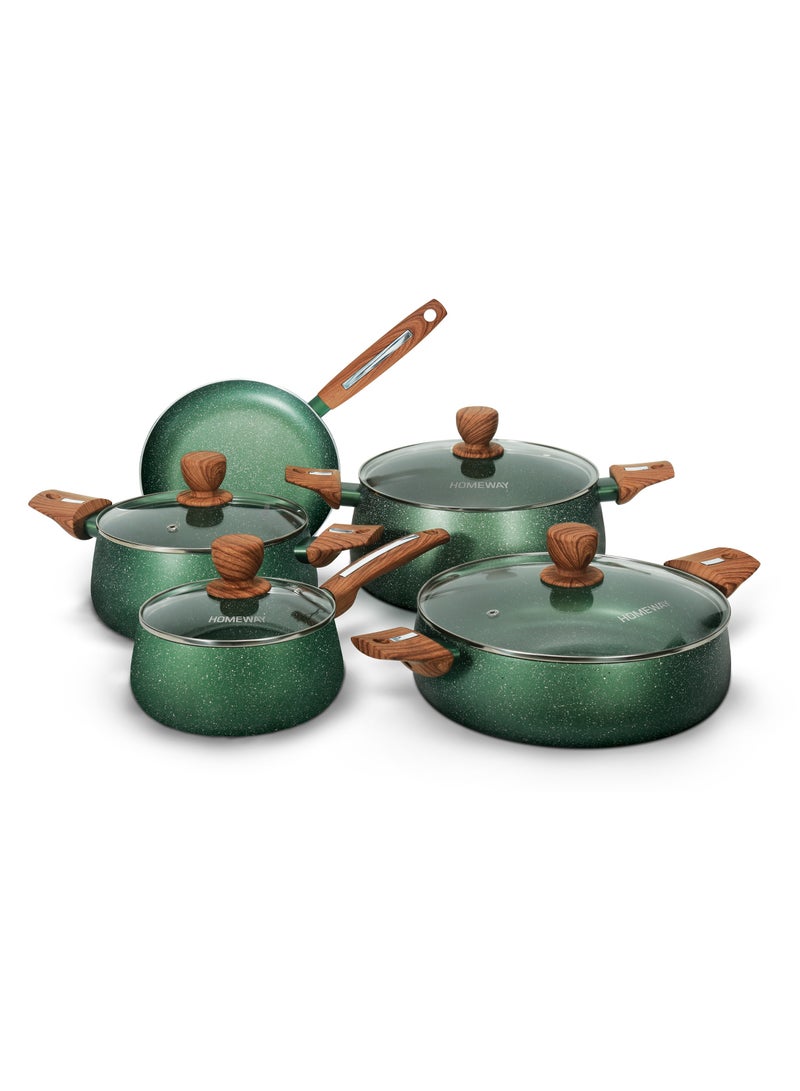 Homeway 9 PCS MARBLE COOKWARE SET - Image 1