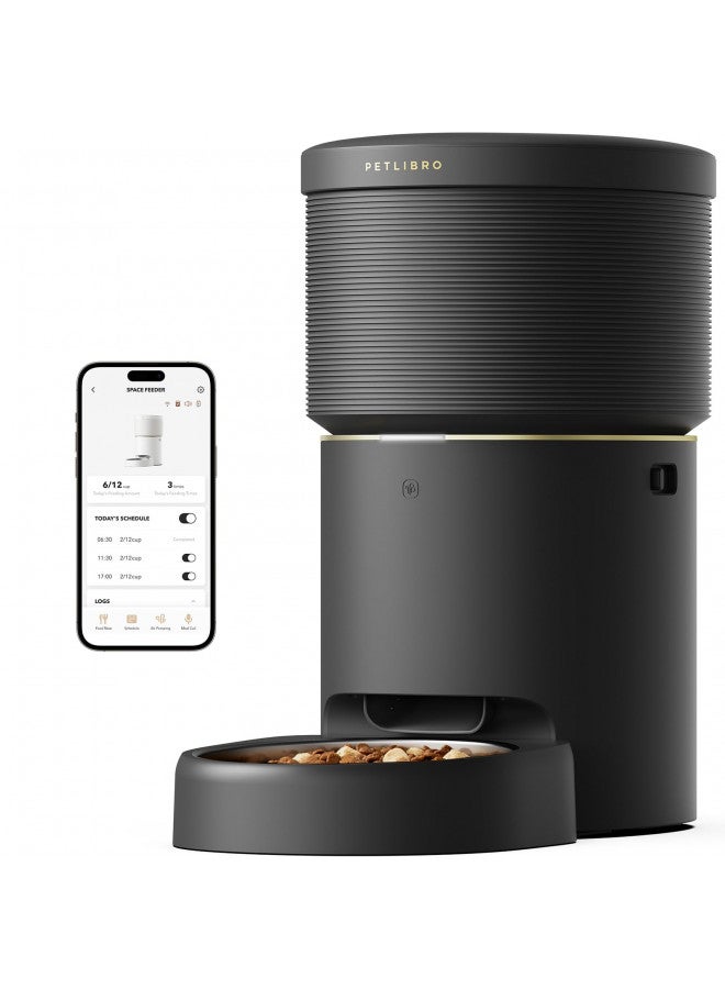 PETLIBRO PETLIBRO Automatic Cat Feeders, 5G WiFi Pet Feeder with Vacuum Food Storage for Pet Dry Food, Low Food & Blockage Sensor, 1-10 Meals Per Day, Up to 10s Meal Call for Dog & Cat  - Image 1