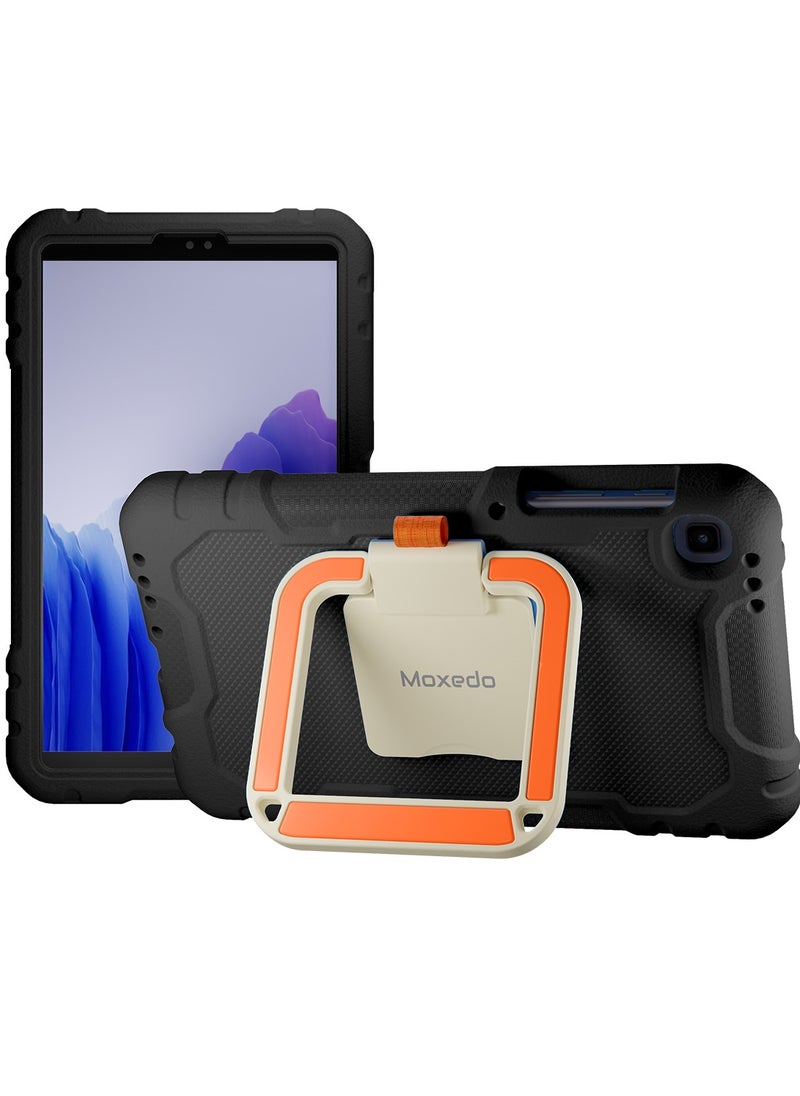 Moxedo Moxedo Rugged Protective EVA Foam Silicone Kids Case Cover, Shockproof Foldable 360 Rotatable Stand Handle Grip with Pencil Holder Compatible for Samsung Galaxy Tab A7 Lite 8.7-inch (Black)  - Image 1