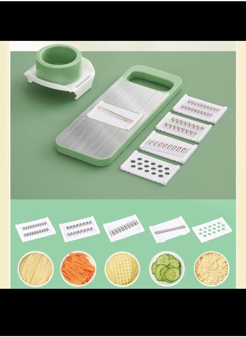 XiuWoo 7-Piece Multifunctional Manual Vegetable Cutter Vegetable slicer  - Image 2