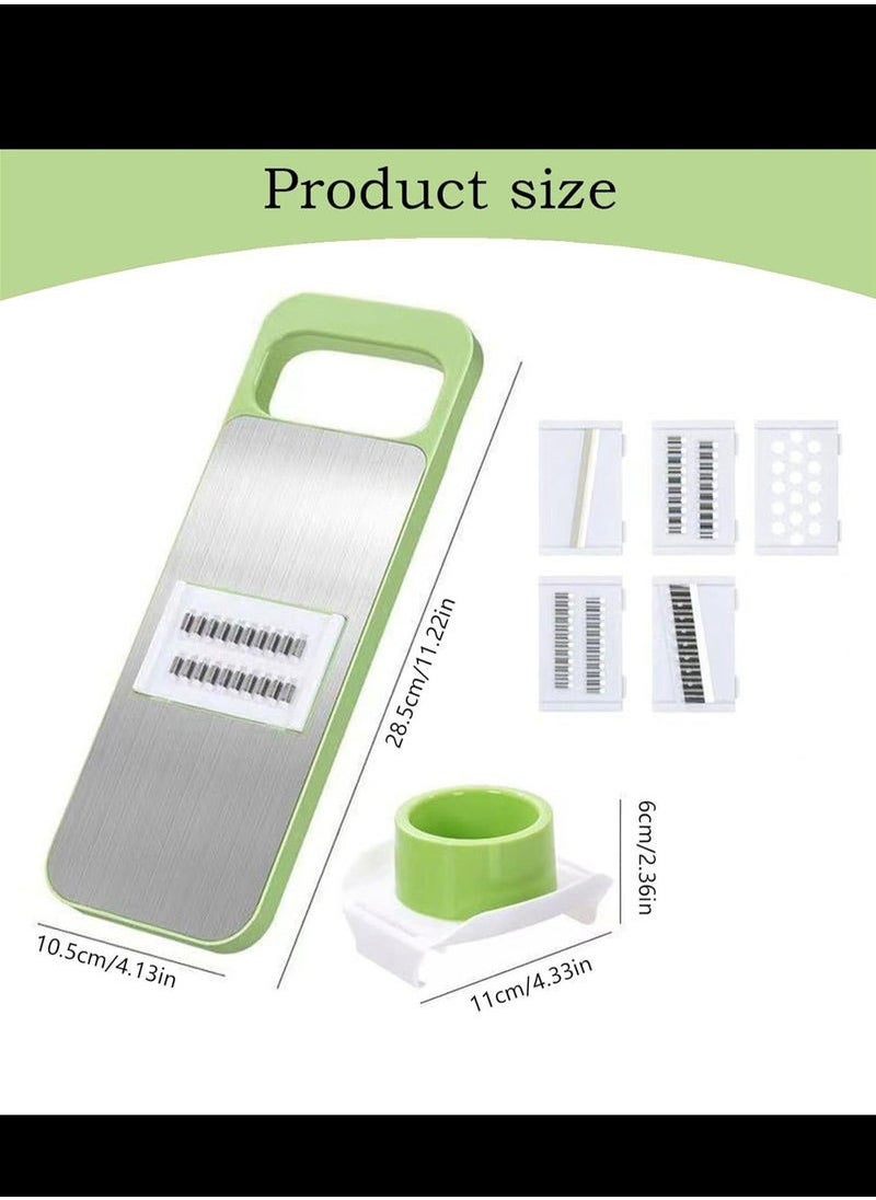 XiuWoo 7-Piece Multifunctional Manual Vegetable Cutter Vegetable slicer  - Image 3